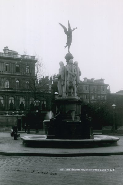 The Brown Fountain, Park Lane, London by English Photographer